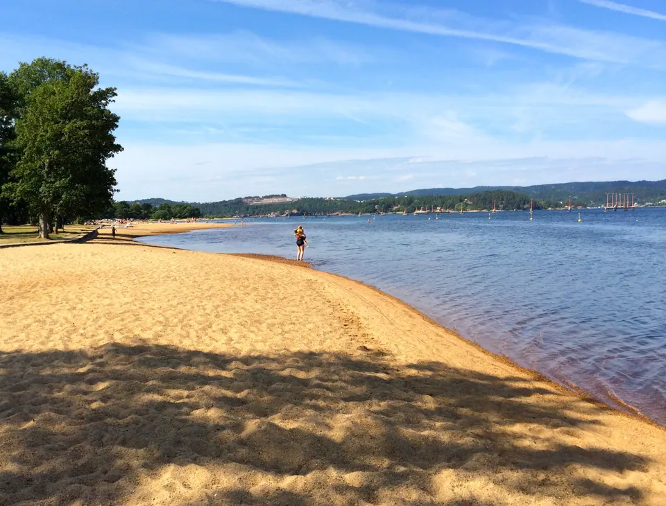 Strand Hamresanden bei Kristiansand