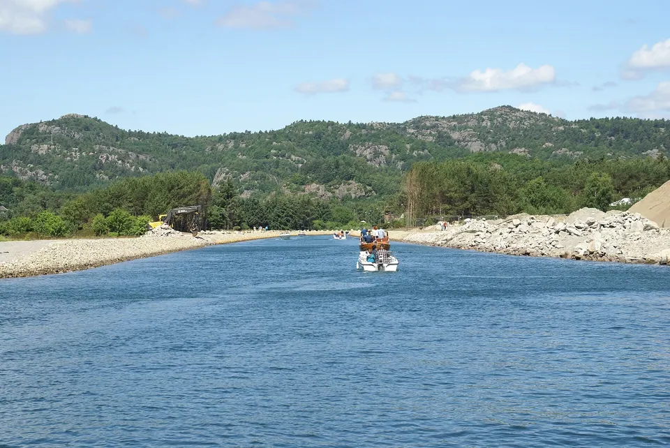 Kanal von Spangereid