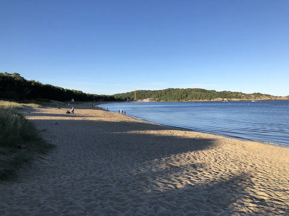 Strand Sjøsanden in Mandal