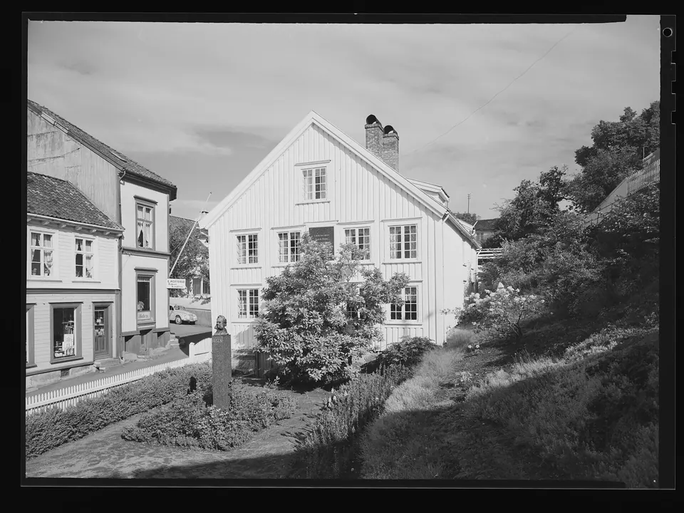 Ibsenhuset in Grimstad, historische Aufnahme
