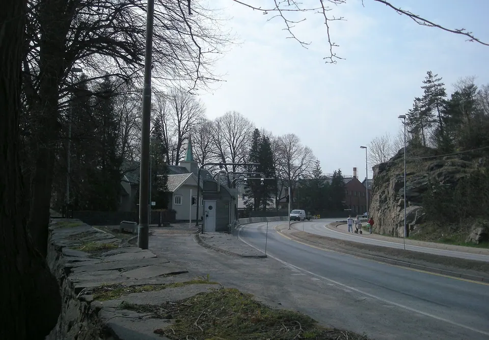 Mautstation an der Rv9 in Kristiansand