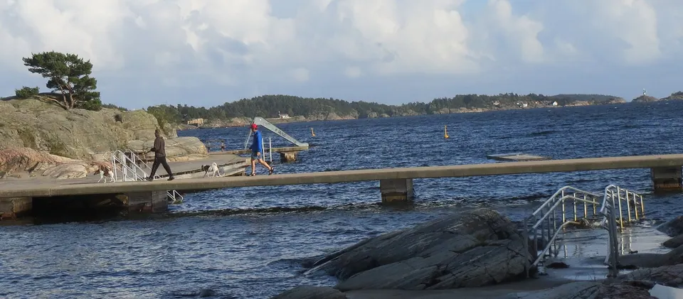 Badestelle Bertesbukta in Kristiansand